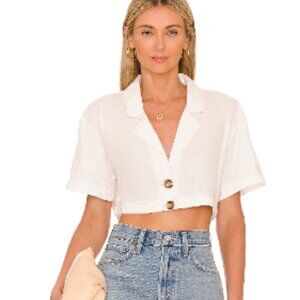 Free People Honeydew Crop Top